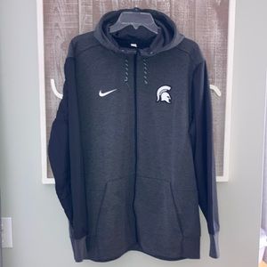 Michigan State Nike Full-Zip Sweatshirt